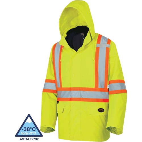 5633 Manteau 3 en 1 The Rock, Jaune lime haute visibilit&eacute;, T-petit SPOC Demo