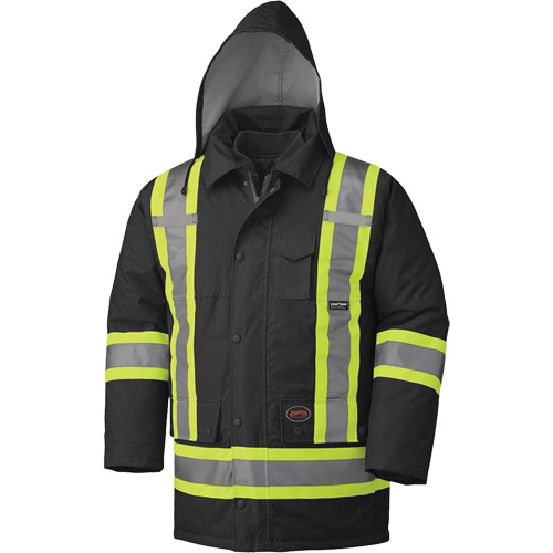5025 Manteau imperm&eacute;able 7 en 1, Noir, T-petit SPOC Demo