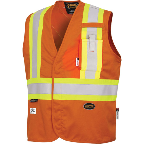 7728 Veste r&eacute;sistante aux arcs &eacute;lectriques FR-Tech, Petit, Orange haute visibilit&eacute;, 10 cal/cm² SPOC Demo