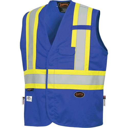 7730 Veste r&eacute;sistante aux arcs &eacute;lectriques FR-Tech, Petit, Bleu royal, 10 cal/cm² SPOC Demo