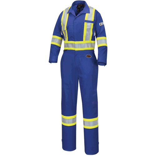 7704W Combinaison FR-Tech ignifuge/contre les arcs pour femme, Taille T-petit, Bleu royal, 10 cal/cm² SPOC Demo