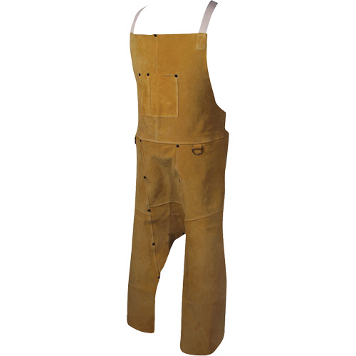 Tablier Caiman Boarhide, Salopette &agrave; jambes fendues, 42" lo, Brun SPOC Demo