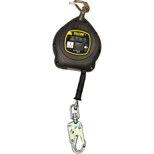 Cordage de s&eacute;curit&eacute; autor&eacute;tractable Falcon +, 20', Acier galvanis&eacute;, Pivotant SPOC Demo