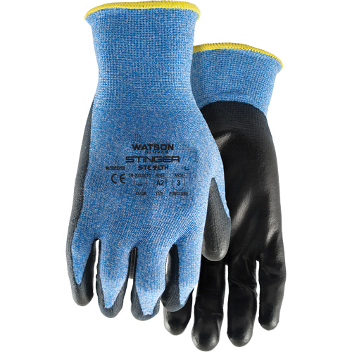 Gants anticoupures 359 Stealth Stinger, Taille T-petit, Calibre 15, Rev&ecirc;tement Polyur&eacute;thane, Enveloppe en Fibre de verre/Nylon/Spandex, ASTM ANSI niveau A2/EN 388 niveau B SPOC Demo