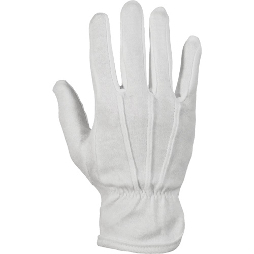 Gants d'inspection classiques Parade, Coton/Nylon, Poignet Non ourl&eacute;, 10/T-Grand SPOC Demo