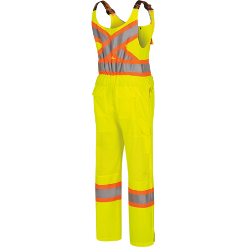 6000W Combinaison de s&eacute;curit&eacute; routi&egrave;re haute visibilit&eacute; pour femmes, Polyester, T-petit, Jaune lime haute visibilit&eacute; SPOC Demo