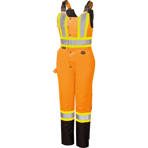 5040BBW Combinaison de s&eacute;curit&eacute; imperm&eacute;able haute visibilit&eacute; pour femmes, Polyester, T-petit, Noir/Orange haute visibilit&eacute; SPOC Demo