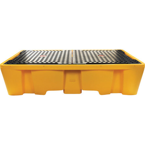 Double palette de d&eacute;versements IBC, Capacit&eacute; de d&eacute;versement 317 gal. US, 89" x 57" x 23" SPOC Demo