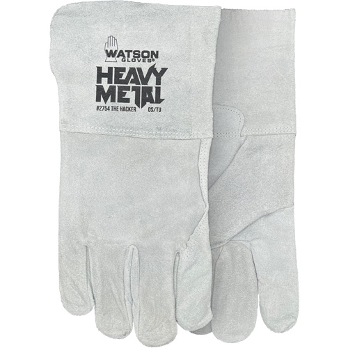 Gants de soudage The Hacker, Cuir de vache refendu, Taille Taille unique SPOC Demo