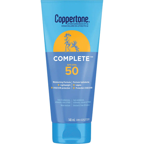 Protection solaire compl&egrave;te Coppertone, FPS 50, Lotion SPOC Demo