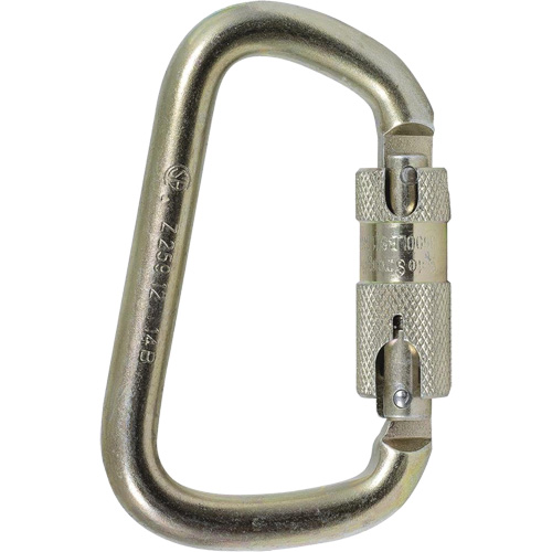 CP-03015-1 Zinc Plated Carabiner with 1" Gate Opening, Steel SPOC Demo