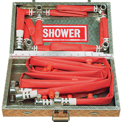 16-Nozzle Portable Decontamination Shower, Meets None SPOC Demo