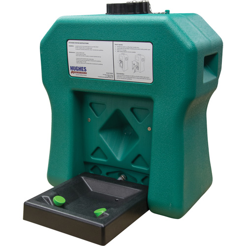 Portable Self-Contained Eyewash Station, Gravity-Fed, 16 gal. Capacity, Meets ANSI Z358.1 SPOC Demo