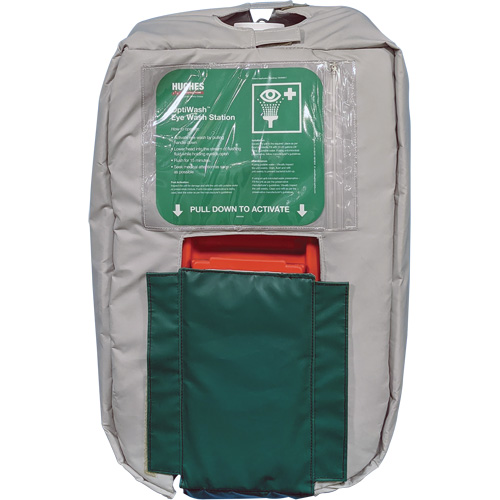 Enveloppe isol&eacute;e pour douche oculaire de 10 gallons aliment&eacute;e par gravit&eacute; SPOC Demo