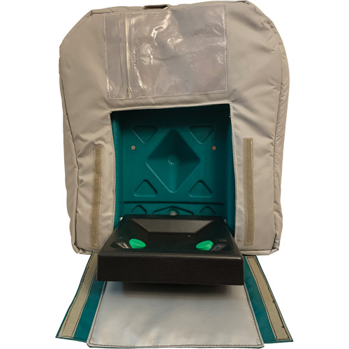 Enveloppe isol&eacute;e pour douche oculaire de 16 gallons aliment&eacute;e par gravit&eacute; SPOC Demo
