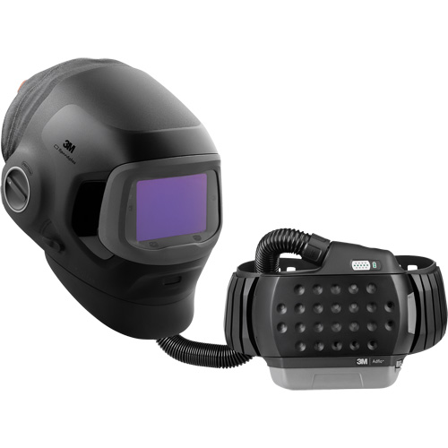 Casque de soudage Speedglas G5-03 Pro-Air avec syst&egrave;me de respirateur d'&eacute;puration d'air propuls&eacute; Adflo — filtre autoassombrissant TW, Masque de soudage, Pile Lithium-ion SPOC Demo