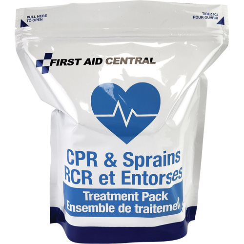 9-Piece CPR & Sprains Refill Pack for Emergency Response First Aid Kit SPOC Demo