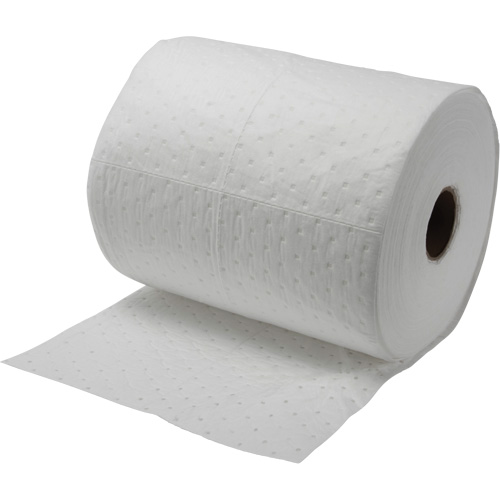 Rouleaux absorbants li&eacute;es, Poids moyen, 150' lo x 15" la, Absorption 10 gal. SPOC Demo