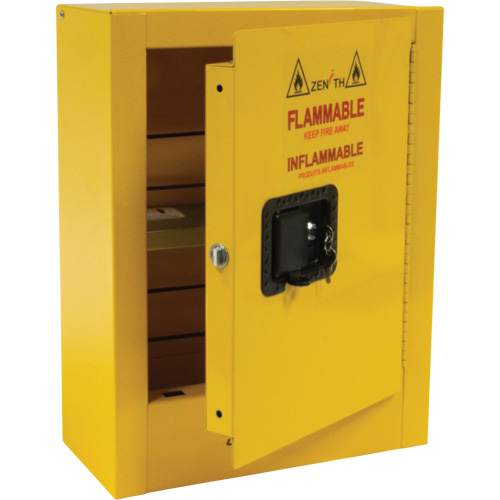 Mini Flammable Safety Cabinet, 2 Gal., 1 Door, 17" W x 22" H x 8" D SPOC Demo