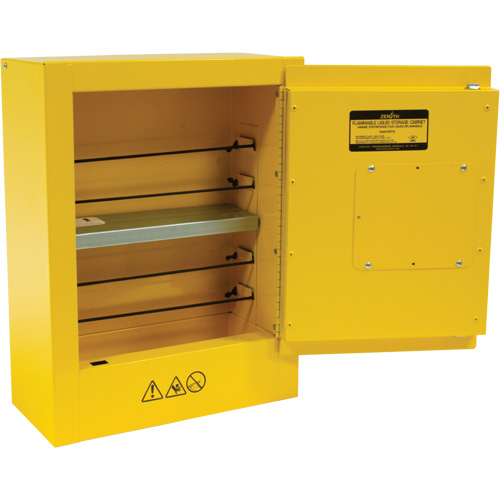 Mini Flammable Safety Cabinet, 2 Gal., 1 Door, 17" W x 22" H x 8" D SPOC Demo