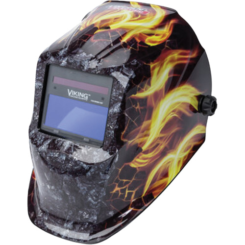 Masque de soudage auto-assombrissant VIKING 1740 Ignition, 3,78" lo x 1,67" la Champ de vision, Teinte 9 - 13 SPOC Demo