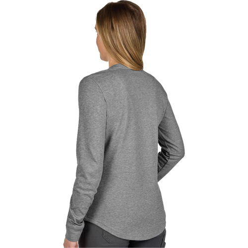 T-shirt hybride &agrave; manches longues FREEFLEX, Femmes, T-petit, Gris SPOC Demo