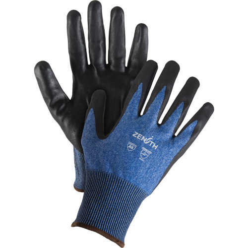 Gants l&eacute;gers et haute dext&eacute;rit&eacute; r&eacute;sistants &agrave; la coupe, Taille 8, Calibre 18, Rev&ecirc;tement Mousse de nitrile, Enveloppe en Acier inoxydable/PEHP/Tungst&egrave;ne, ASTM ANSI niveau A9 SPOC Demo
