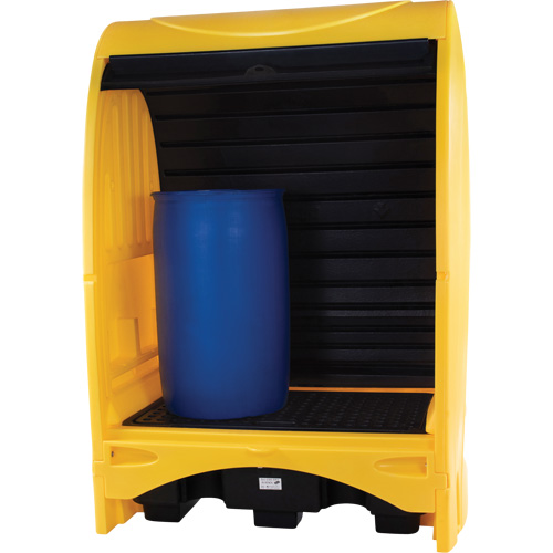 2-Drum Hard Cover Spill Pallet, 43.11" L x 61.61" W x 83.07" H, 1433 lbs. Load Capacity SPOC Demo