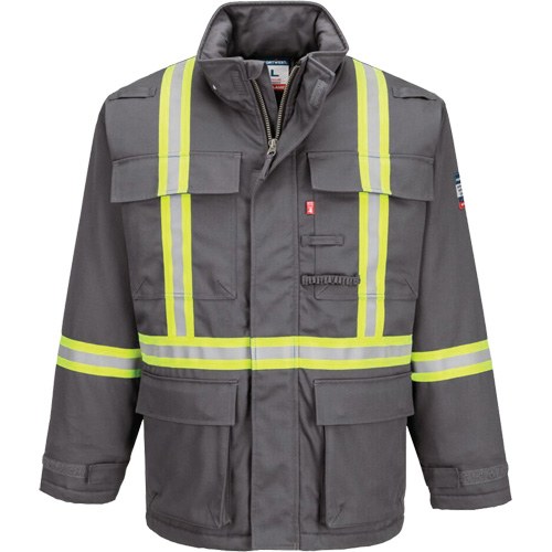 Bizflame&reg; 88/12 Insulated Winter Parka, Grey, Medium (Tall) SPOC Demo