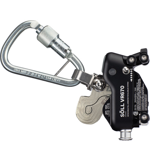 Dispositif antichute pour syst&egrave;me GlideLoc VR670 SPOC Demo