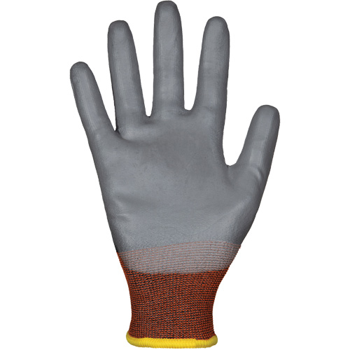 Dexterity Pro S21TAXRPU Cut Protection Gloves, Size 5, 21 Gauge, Polyurethane Coated, Nylon/TenActiv Shell, ASTM ANSI Level A5 SPOC Demo