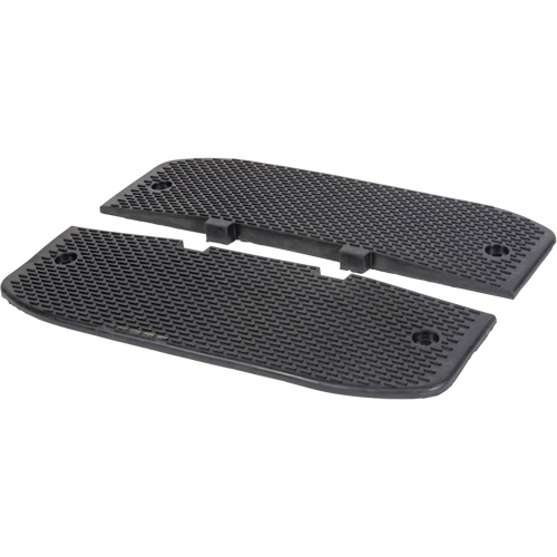 Speed Hump End Caps, Rubber, 3' L x 20" W x 2" H SPOC Demo