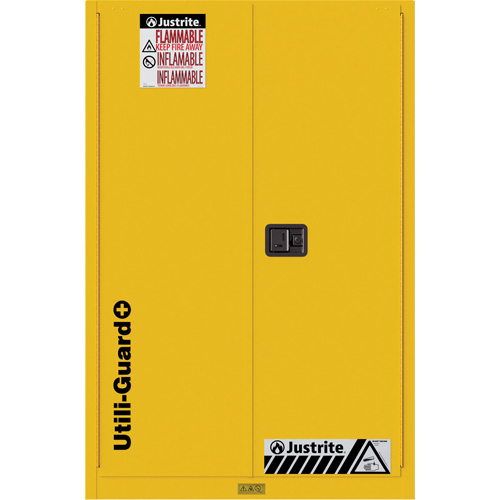 Armoire de s&eacute;curit&eacute; pour produits inflammables Utili-Guard+, 45 gal., 2 Porte(s), 43" La x 65" h x 22" p SPOC Demo