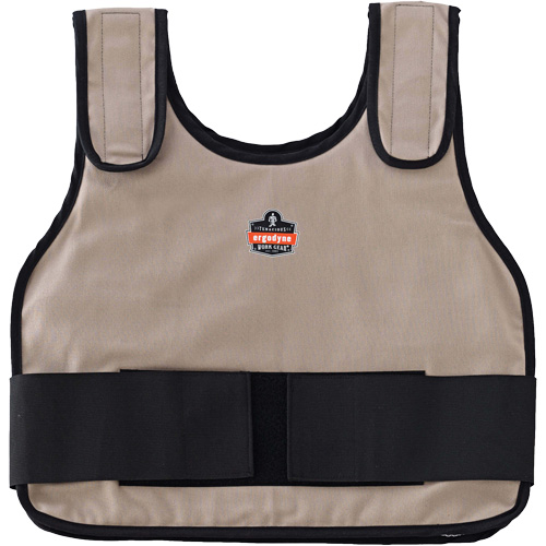 Chill-Its 6230 Standard Phase Change Cooling Vest with Rechargeable Packs, Large/X-Large, Khaki SPOC Demo
