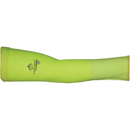 Max Cut Resistant Sleeves - 2X-Large, TenActiv, 12", ASTM ANSI Level A9, High Visibility Lime SPOC Demo