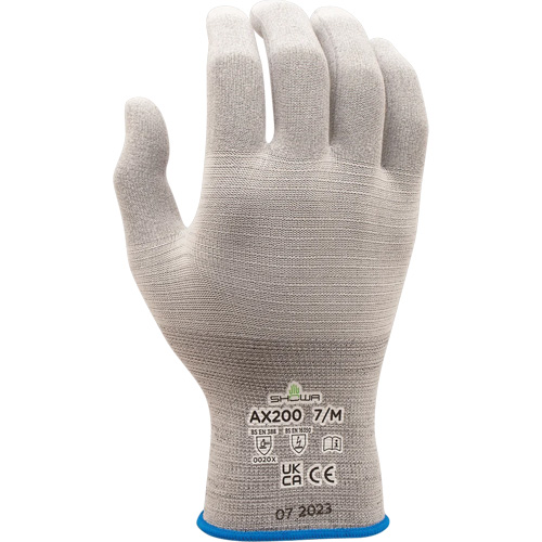 AX200 ESD Gloves, Nylon, 18 Gauge, 7/Medium SPOC Demo