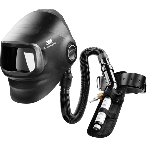 Speedglas G5-01 Heavy-Duty Welding Helmet with V-100 Vortex Cooling Valve, Standard, Welding SPOC Demo