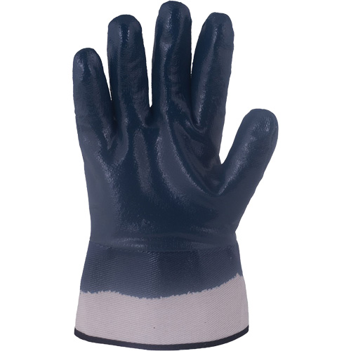 Horizon&reg; Navy Gloves with Pasted Cuffs, X-Large, Nitrile Coating, Jersey/Cotton Shell SPOC Demo