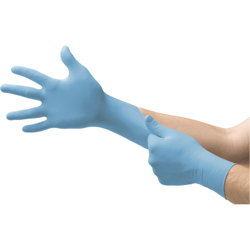 MICROFLEX 92-134 Versatility Disposable Gloves, 10/9.5/X-Large, Nitrile, 2.76-mil/3.94-mil, Powder-Free, Blue, Class 2 SPOC Demo
