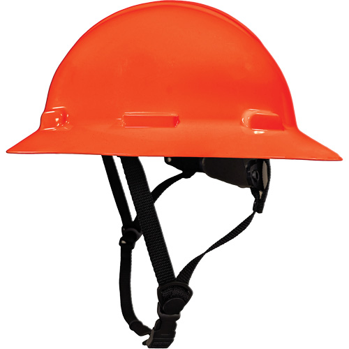 Casque de s&eacute;curit&eacute; &agrave; bordure compl&egrave;te LIDGUARD avec mentonni&egrave;re, R&eacute;pond aux normes CSA type 2, Suspension Rochet, Ventil&eacute; SPOC Demo