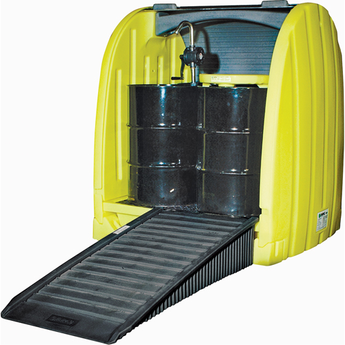 Drum Hardcover & Spillpallet, 65" L x 58" W x 69" H, 6000 lbs. Load Capacity SPOC Demo