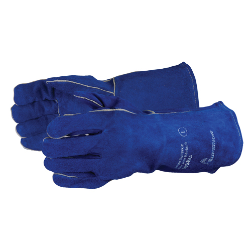 Gants de soudage, Cuir de vache refendu, Taille Taille unique SPOC Demo