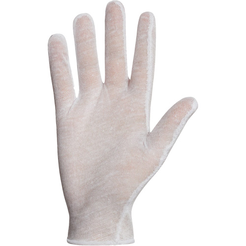 Superior&reg; ML40 Inspection Glove, Poly/Cotton, Hemmed Cuff, One Size SPOC Demo