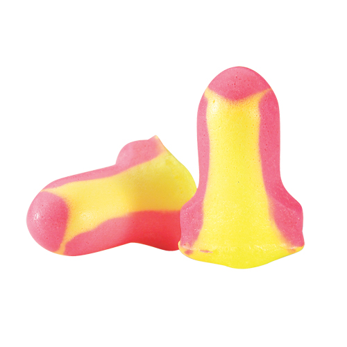Bouchons d'oreilles en mousse multicolores Laser Lite de Howard Leight, Paire - Sac en poly SPOC Demo