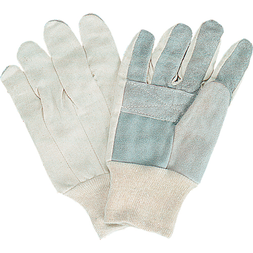 Standard-Duty Work Gloves, Large, Split Cowhide Palm SPOC Demo