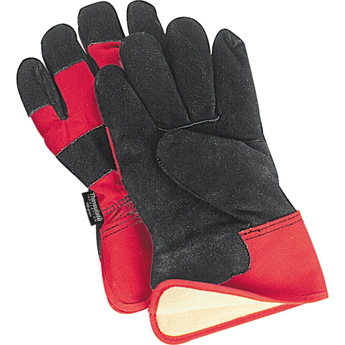 Gants d'ajusteur doubl&eacute;s pour l'hiver &agrave; chaleur sup&eacute;rieure, Grand, Paume en Cuir de vache refendu, Doublure en Thinsulate SPOC Demo