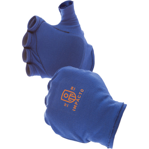 Anti-Impact Fingerless Left-Hand Glove Liner, 6/X-Small, Synthetic Palm, Slip-On Cuff SPOC Demo