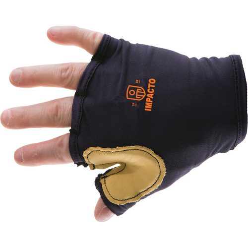 Anti-Impact Tool Grip Fingerless Left-Hand Glove, Size X-Small, Grain Leather Palm SPOC Demo