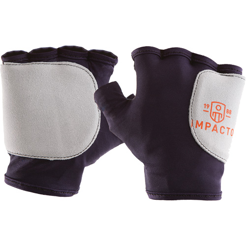 Palm/Side Fingerless Protection Gloves - Right, X-Small, Suede Palm, Slip-On Cuff SPOC Demo