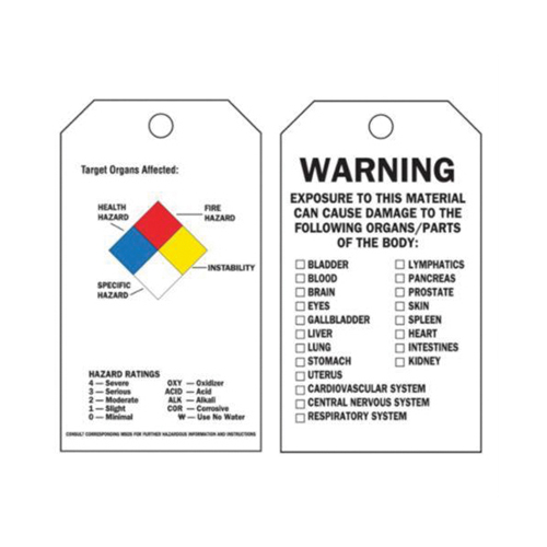 &eacute;tiquettes auto-plastifiantes du droit &agrave; l'information, Polyester, 3" la x 5-3/4" h, Anglais SPOC Demo